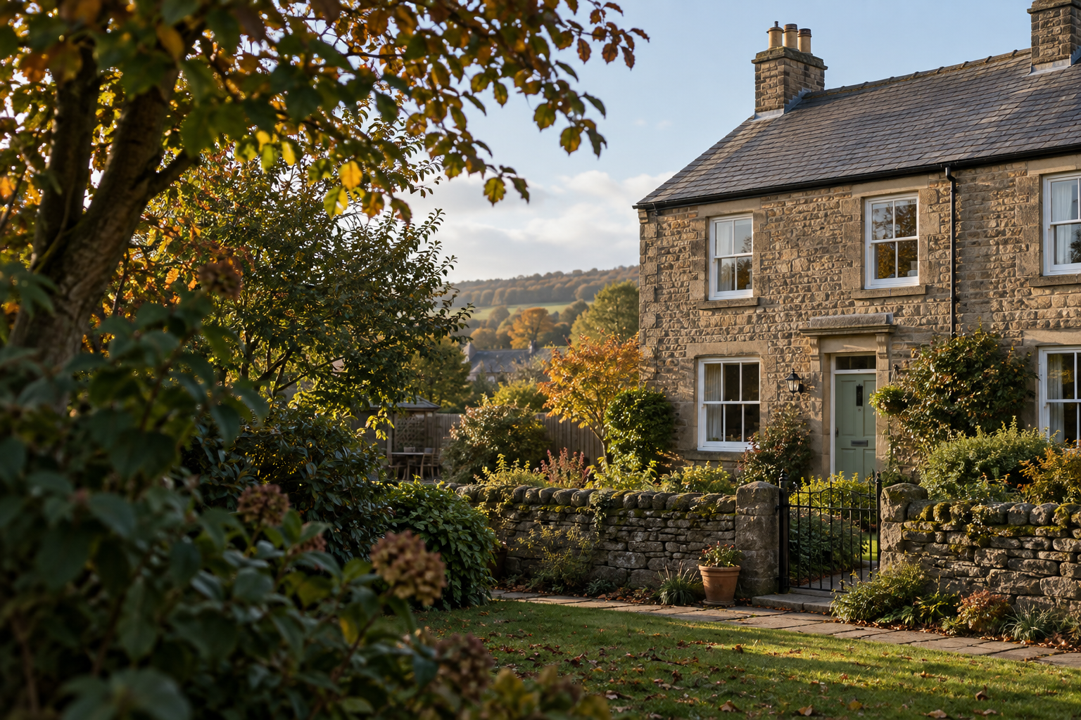 A traditional stone home in the Ribble Valley